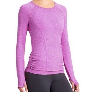ATHLETA FASTEST TRACK SEAMLESS LONG SLEEVE TOP L